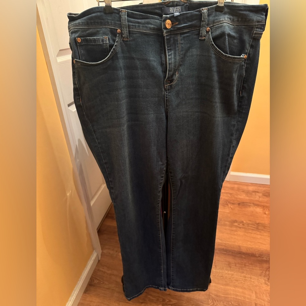 Revelry Dark Indigo Straight Leg Jeans